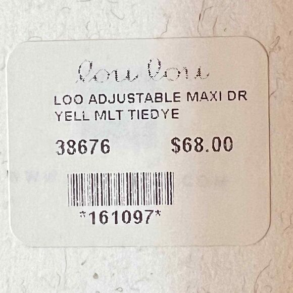 Tie Dye‎ Summer Beach Gauzy Boho Maxi Dress OSFM - Picture 6 of 8